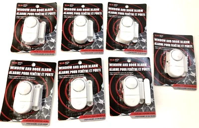 7 pcs  WIRELESS Home Window Door Burglar Security ALARM System Magnetic Sensor - Image 1 of 3
