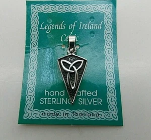 Sterling Silver 925 Irish Celtic Pendant Only #SL75 - Picture 1 of 5