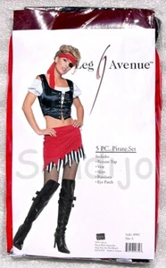 Pirate Girl Costume, Style 8982, Adult Women's 5 Piece, Size M - Picture 1 of 1