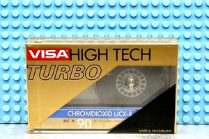 VISA TURBO CHROMDIOXID UCX-II 90 LEERKASSETTE TAPE (1) (VERSIEGELT) - Bild 1 von 3