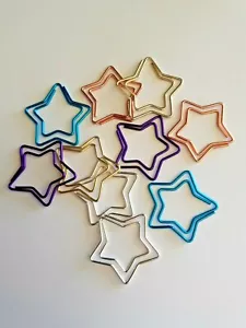 Paper Clips, Kawaii Stationery, 10 pcs/pack, cute designs, Metal Clear Binder, - Picture 1 of 13