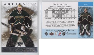 2012-13 Upper Deck Artifacts /999 Ed Belfour #107 HOF