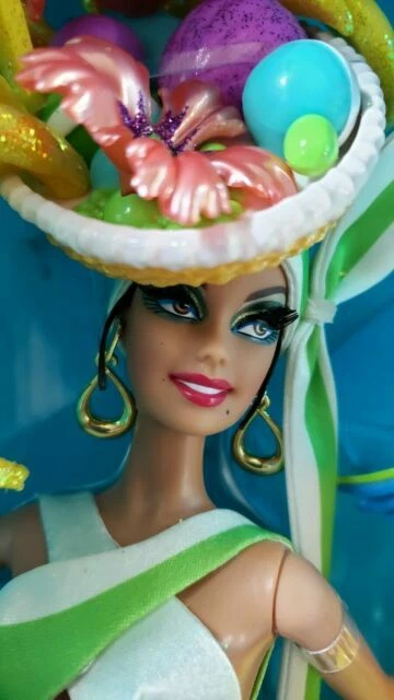 BOB MACKIE BRAZILIAN BANANA BONANZA BARBIE DOLL W3515 GOLD LABEL 2012 NRFB - Image 1 of 1