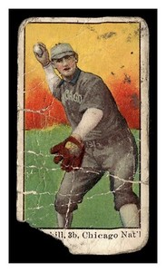 1909 - 1911 AMERICAN CARAMEL E90-1  LEE TANNEHILL CHICAGO CUBS NAT'L UER