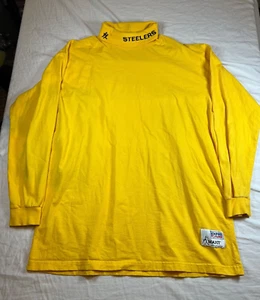 VTG 90s Pittsburgh Steelers Proline Maxit Embroidered Mock Turtleneck Logo XL/T? - Picture 1 of 24