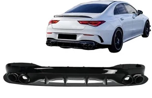 Difusor Puntas para Mercedes CLA X118 C118 Sport Line 19+ CLA35 Look Aero - Imagen 1 de 12