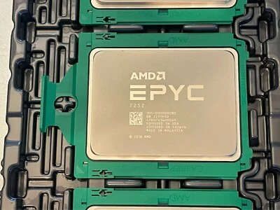 Procesador CPU DELLL AMD EPYC 7252 bloqueado 8 núcleos 3,10 GHz 64 MB CACHÉ 120 W sp3 DDR4 Foto 1 de 3