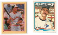 1984 & 1985 Fleer Star Stickers Baseball #1-126 You Pick!