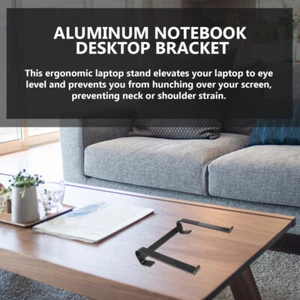 Aluminum Laptop Stand Cooling Adjustable Alumilum Foldable Computer Holder - Afbeelding 1 van 12