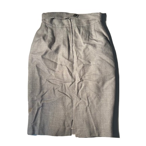 Gonna Valentino vintage taglia 42 8 Miss V grigia