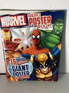 Marvel Hero (Super Heroes) Poster Book (50+ Stickers, 16 Posters & Fun Facts) - Picture 1 of 10