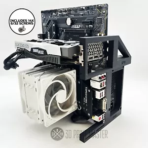 CPU AI Compute Rig Stand / Crypto Mining Rig Stand + Screws (PETG-V2) - Picture 1 of 17