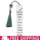 Thank you for Being Part of My Story Stainless Steel Bookmarks with Tassel Gifts