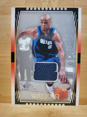 Antoine Walker 2004-05 SP Game Used Game-Worn Jersey Card Blue - Image 1 of 2