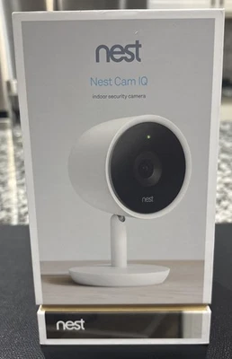 Google Nest Cam IQ Smart Indoor Security Camera 1080P HD White (NC3100-US) - Image 1 of 2