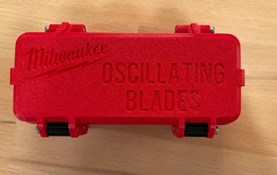 Milwaukee Themed Oscillating Blade Storage Box