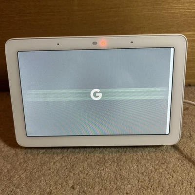 Google Nest Hub Smart Home 7" Display 1st Gen - Chalk Damaged  - Image 1 of 4