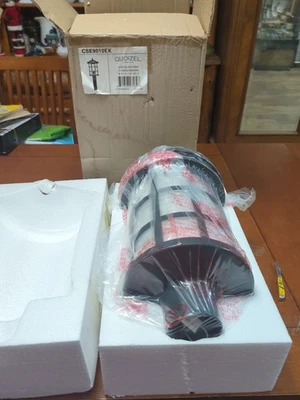 Quoizel Large Outdoor Post Light, Earth Black Finish CSE9010EK W:10"-H:17.24" - Image 1 of 4