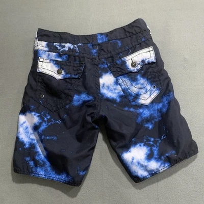 Bañador True Religion para hombre talla 31 azul board shorts traje de baño lavado ácido Y2K Foto 1 de 4