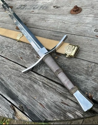 Hand Forged High Carbon Steel Viking Sword Sharp Battle Ready Medieval Sword - Image 1 of 4