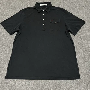 Criquet Golf Polo Herren XL schwarz 100% Bio Baumwolle Kurzarm Tasche - Bild 1 von 7
