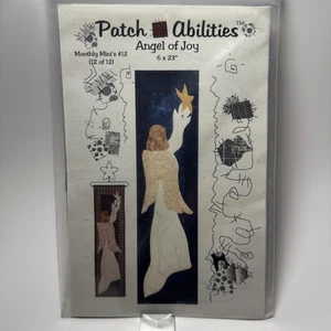 Patch Abilities Angel of Joy Monthly Minis #12 Quilt Wall Hanging Pattern 6 x 23 - Picture 1 of 5