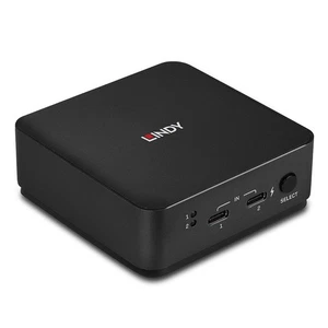 Lindy 42321 LINDY 2 porty typ C, podwójny przełącznik HDMI 4K60 KVM - Zdjęcie 1 z 1