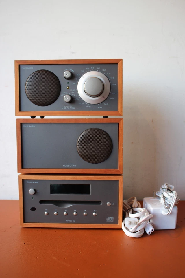 Tivoli Audio Henry Kloss Model Two AM/FM Stereo & Model CD Tabletop Radio System - Image 1 of 4
