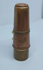 Vintage Selmer France Saxophone Mouthpiece 2 part Brass Cover - Picture 1 of 16