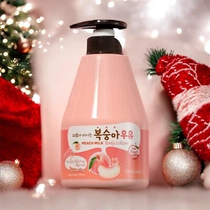 WELCOS KWAILNARA Peach Milk Body Lotion 560 g (Peach Milk- Softening) - Korean - Picture 1 of 1