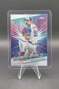 2024 Topps Serie 2 Estrellas Cromadas de MLB Spencer Strider #CSMLB-32 Braves - Imagen 1 de 2