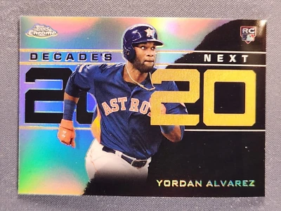 2020 Topps Chrome Update Decade's Next Yordan Alvarez #DNC-4 Rookie RC - Image 1 of 2