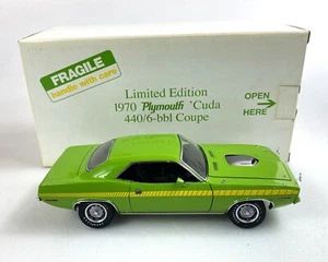 1970 Plymouth Barracuda Cuda 440/6-bbl Hemi Coupe Maßstab 1:24 Neu Danbury Mint - Bild 1 von 8