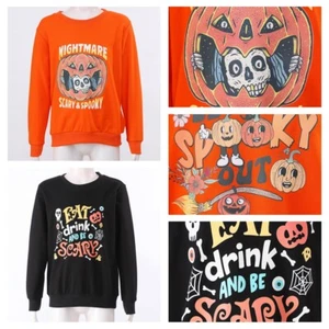 Girls Kids Sweatshirt Carnival T-Shirt Christmas Sweater Hoodies Long Sleeve - Picture 1 of 51
