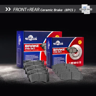 Pastillas de freno de disco cerámicas delanteras y traseras para Toyota Land Cruiser 2008-2021 Foto 1 de 4