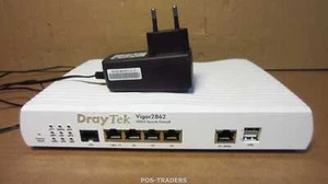 Modem routeur Draytek Vigor 2862 annexe A VDSL 2/ADSL 2+ 4 ports Gigabit avec bloc d'alimentation - Photo 1/2