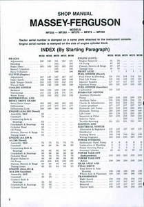 Massey Ferguson MF 255,265,270,275,290- Workshop Manual - Reparaturhandbuch, - Bild 1 von 1