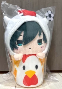 Peluche pupazzo Blue Lock Rin Itoshi LAWSON Limited Karaagekun dal Giappone NUOVO - Foto 1 di 2