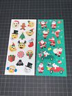 Hallmark Christmas Emoji Santa Reindeer Peppermint Elf Drum Gift Sticker (30 pc)