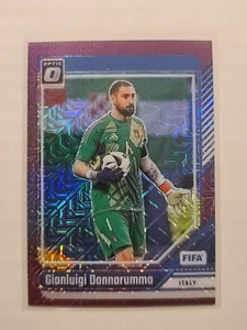 2024-25 Donruss Fútbol Óptico Gianluigi Donnarumma #16 Mojo Púrpura 10/25 Italia - Imagen 1 de 2
