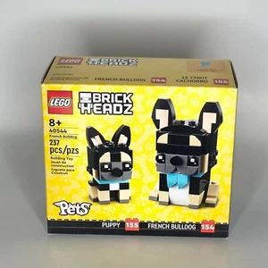 Lego Brick Headz Pets 'French Bulldog' Frenchie 40544 - New Sealed! - Picture 1 of 4