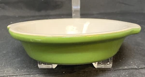 M F Coors rundes Souffle Geschirr mit Griffen Kobaltgrün TM Kochgeschirr 92 - Bild 1 von 5
