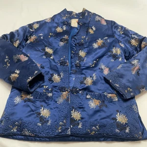 Peony Brand Vintage 60s Chinese Reversible Jacket Size XL - Picture 1 of 9