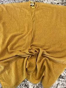 David Young Strand Bikini Überwurf Neu ohne Etikett Kimono gelb senf Strandoberteil Einheitsgröße - Bild 1 von 12