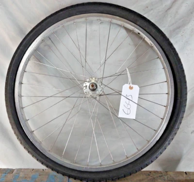 Shimano Deore XT HB-MN72 Front 26" MTB Wheel Silver OLW100 32S Araya USA Shipper - Image 1 of 4