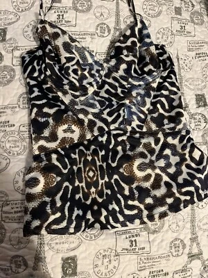 Just Cavalli camisola estampado animal - precioso top de verano Foto 1 de 4