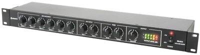 Adastra 953.026UK ML622 Rack-Mountable 1U Mixer with 6 Mic/Line Inputs And 2 Aux - Image 1 of 4