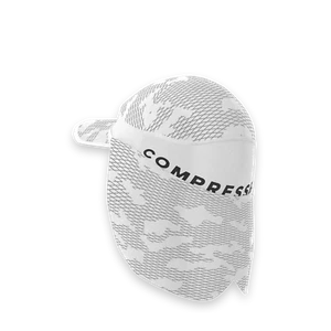 Compressport Ice Cap Sun Shade White UNI Men's Women's Running Cap CU00076B_001 - Picture 1 of 5