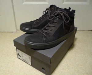 ECCO Kyle Ankle Boot Black Leather Zipper Mens 10 10.5 US - Picture 1 of 11