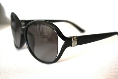 Gafas de sol Salvatore Ferragamo marco negro degradado 61 mm lentes SF77 CUERDO Foto 1 de 4